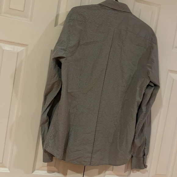 Thomas PINK Shirt Dress Button Down Super Slim checkered Long Sleeve shirt - Picture 12 of 12